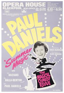 Appraisal: Daniels Paul Group of Four Paul Daniels Magic Posters Pictorial