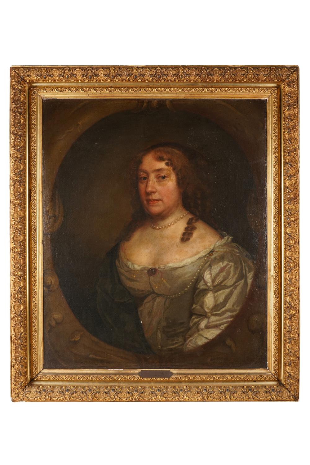 Appraisal: PORTRAIT OF A WOMANoil on canvas appears unsigned Condition with