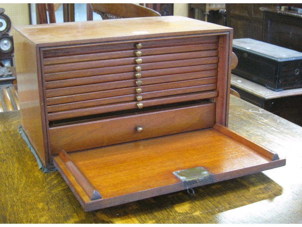 Appraisal: Table top specimen chest