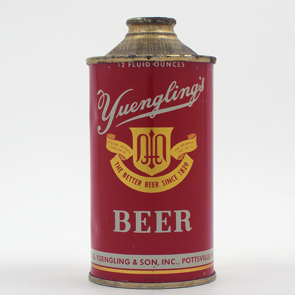 Appraisal: Yuenglings Beer Cone Top CLEAN - Reference USBC - Brewery