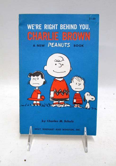 Appraisal: CHARLES SCHULZ American - PAPER BACK SIGNED BOOK TITLED WE'RE