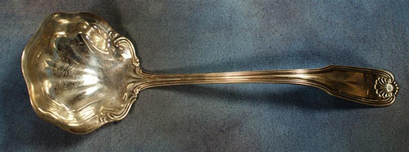 Appraisal: Towle Kings pattern sterling silver ladle no monogram JE Caldwell