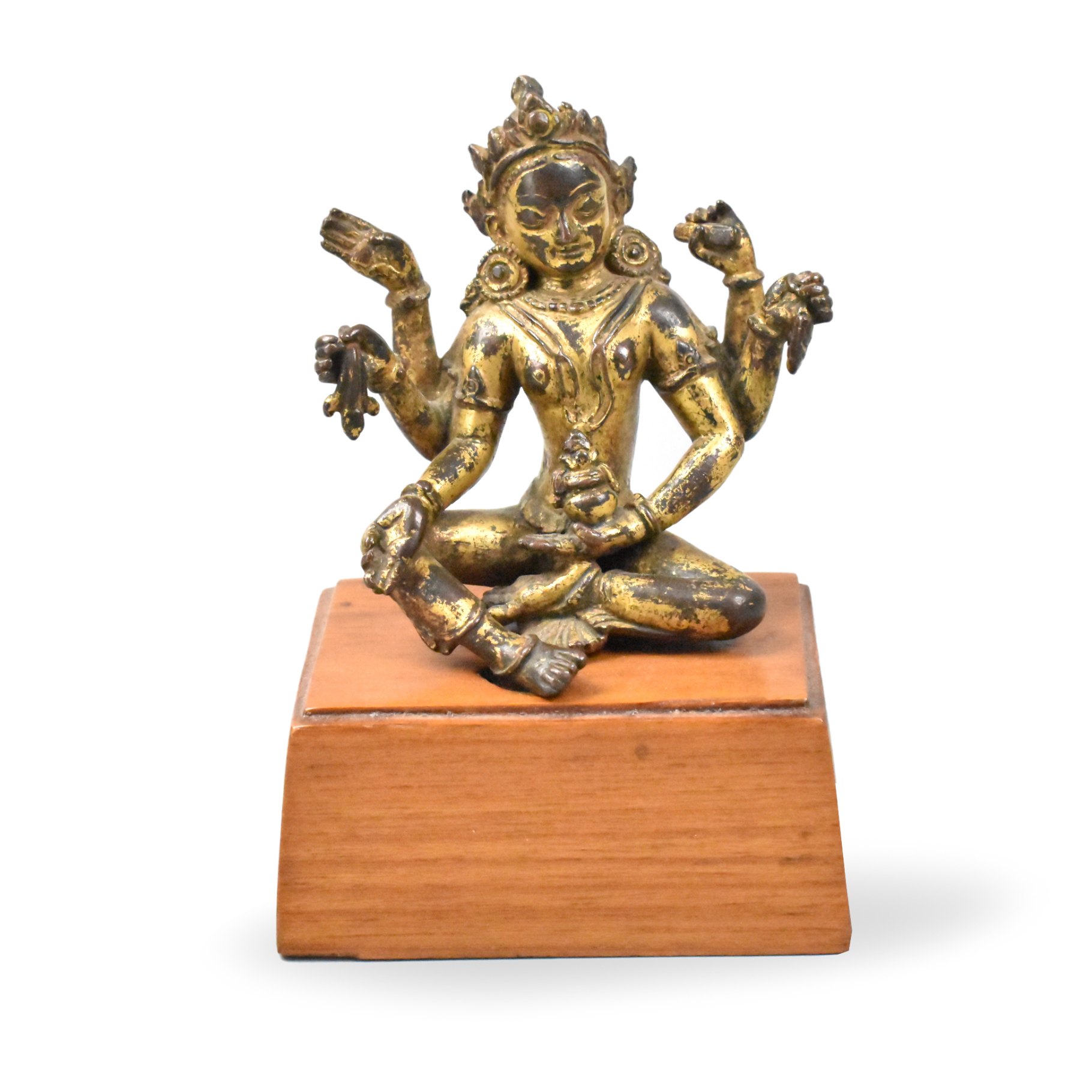 Appraisal: A magnificent seated Budhha with her right leg pendant in