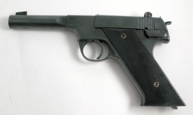 Appraisal: HIGH STANDARD H-D MILITARY MODEL SEMI-AUTOMATIC PISTOL lr caliber heavy