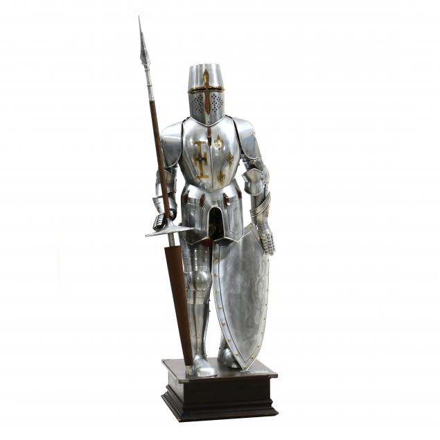 Appraisal: MARTO SPANISH LIFE-SIZE SUIT OF ARMOR ON STAND Late th