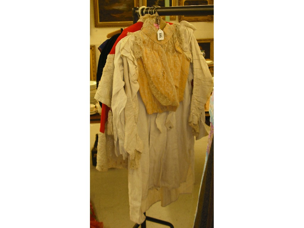 Appraisal: Large group of th century bodices and jackets to include