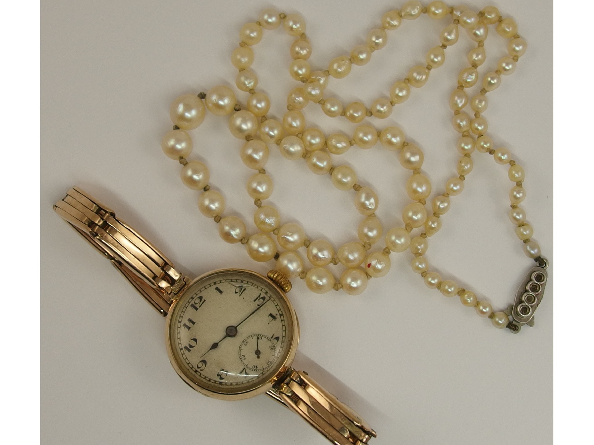 Appraisal: A ct 's ladies Rolex watch and strap together with