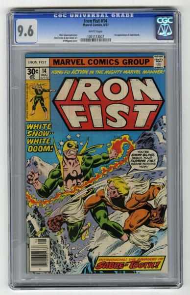 Appraisal: Iron Fist CGC Marvel Comics Christ Claremont story with John