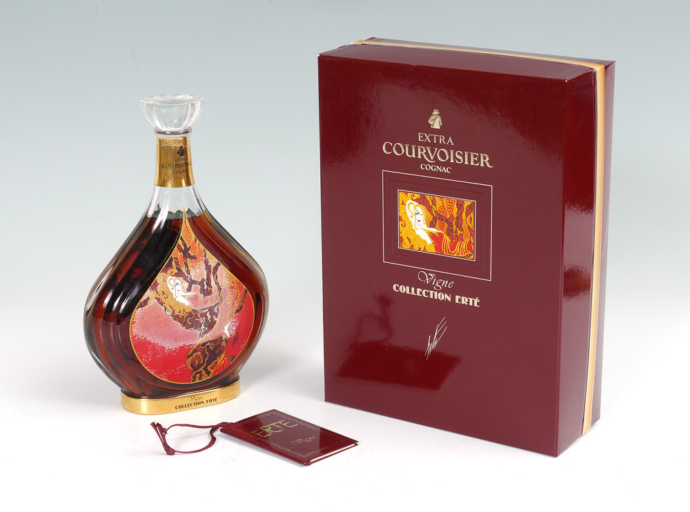 Appraisal: RARE ERTE BOTTLE FOR COURVOISIER VIGNE Created for famous cognac