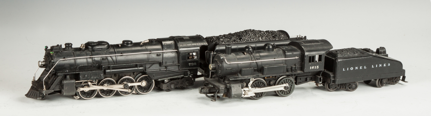 Appraisal: Two 'O' Gauge Lionel Engine's Tenders Lionel with original shipping