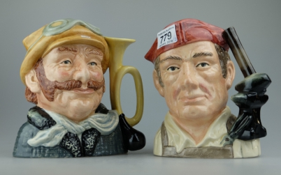 Appraisal: Royal Doulton Large Sized Character Jug Blacksmith D and Veteran