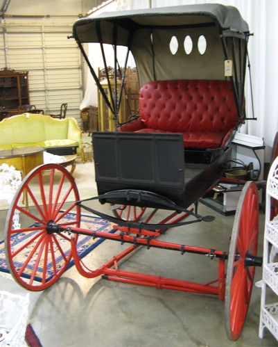 Appraisal: AN AMERICAN HORSE-DRAWN BUGGY Henney Buggy Co Freeport Illinois active