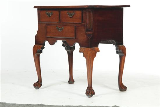 Appraisal: CHIPPENDALE DRESSING TABLE England nd half- th century mahogany Good