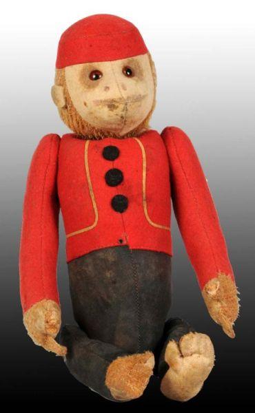 Appraisal: Straw-Stuffed Toy Yes No Monkey Description Probably German Head nods