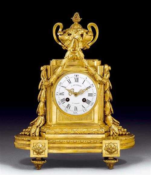 Appraisal: MANTEL CLOCK late Louis XVI the dial signed A BEURDELEY