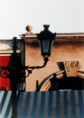 Appraisal: Artist Gibson Ralph American born Title Lamp Facade and Architectural