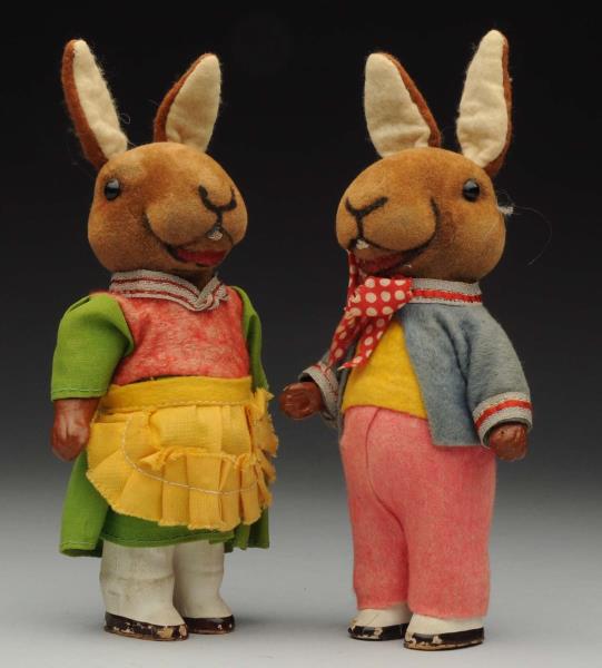 Appraisal: Lot Of German Wind - Up Rabbit Toys Brother and