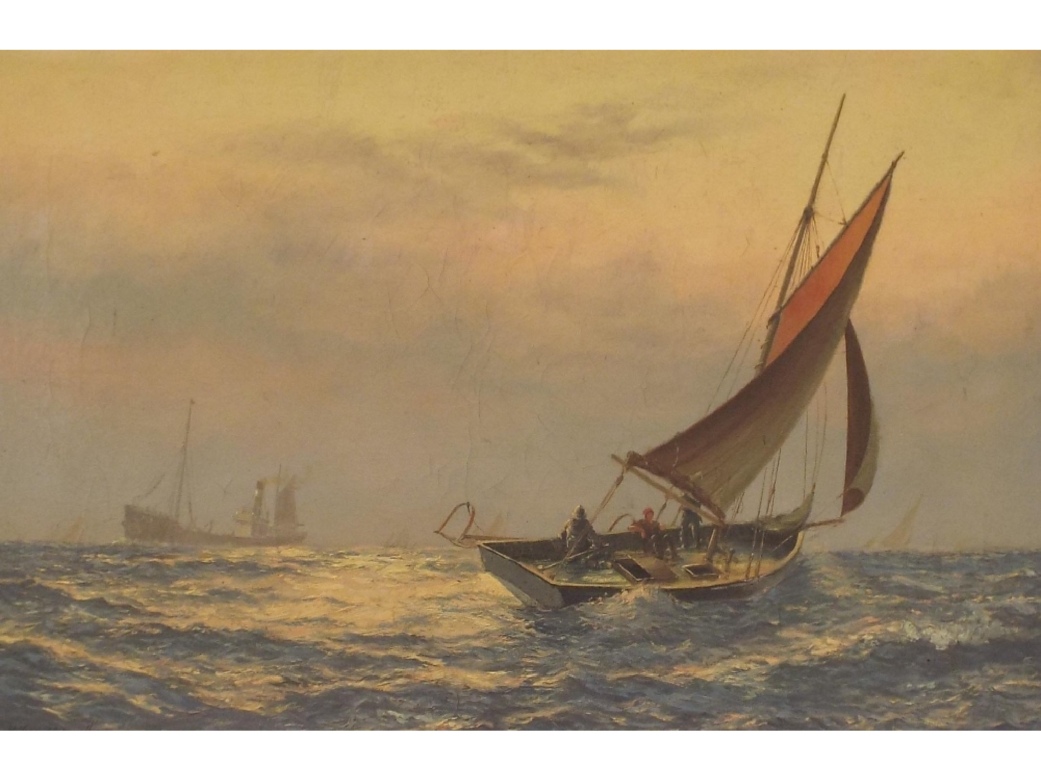 Appraisal: William McDowell - - 'Three Fishers went Sailing' signed also