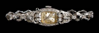 Appraisal: Panto diamond gold wrist watch single-cut diamonds total estimated weight