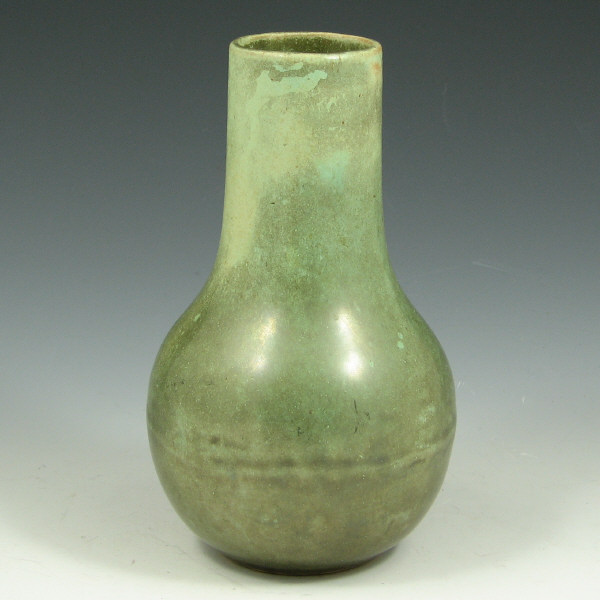 Appraisal: Shearwater Vase w Great Green Glaze - Mint Shearwater vase