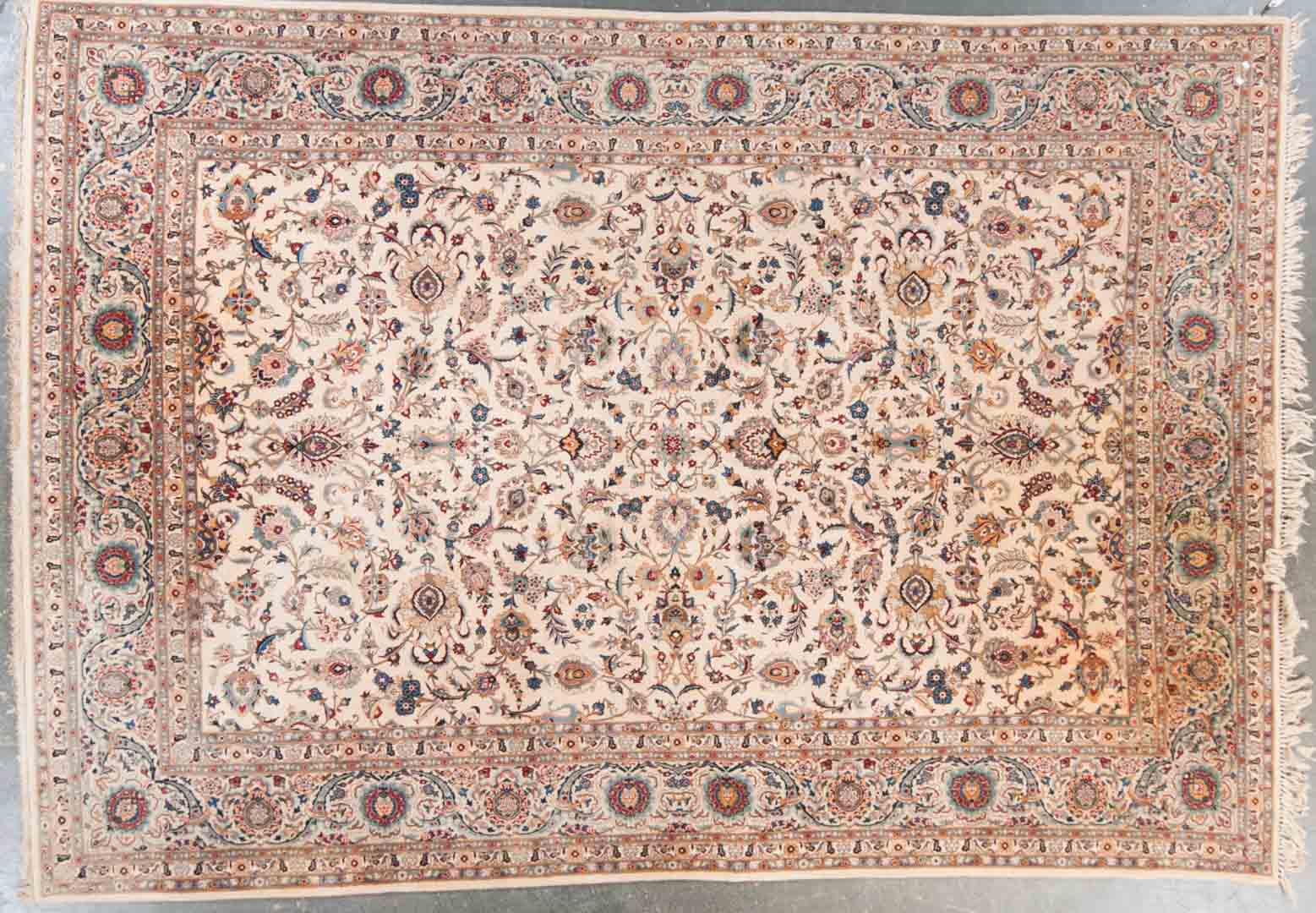 Appraisal: Keshan carpet approx x Iran circa