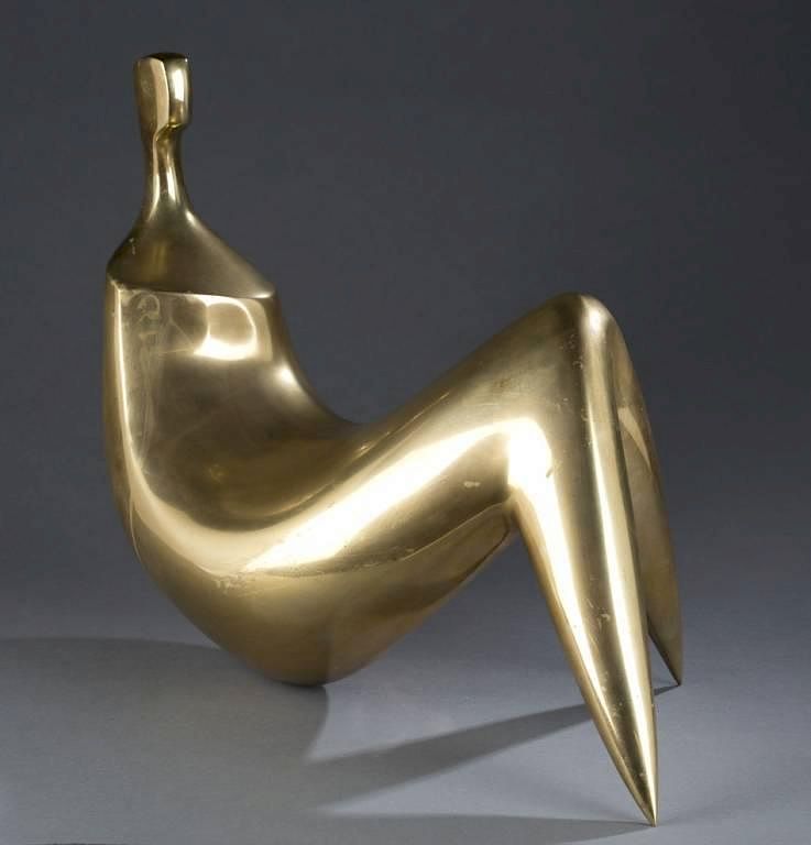 Appraisal: Itzik Benshalom Reclining Woman S Bronze Benshalom Itzik Israel -