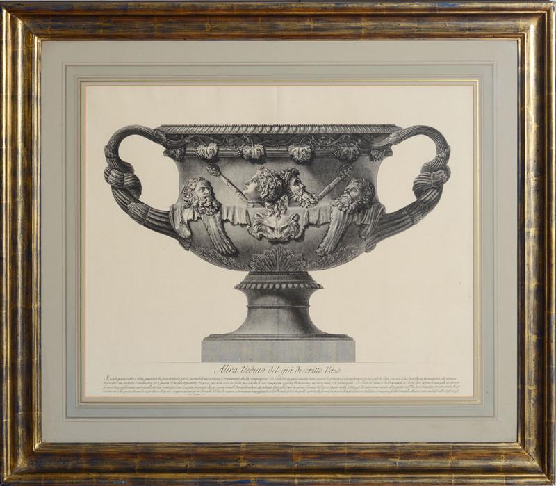 Appraisal: FRANCESCO PIRANESI - ALTRA VEDUTA DEL GIA DESCRITTO VASO AL