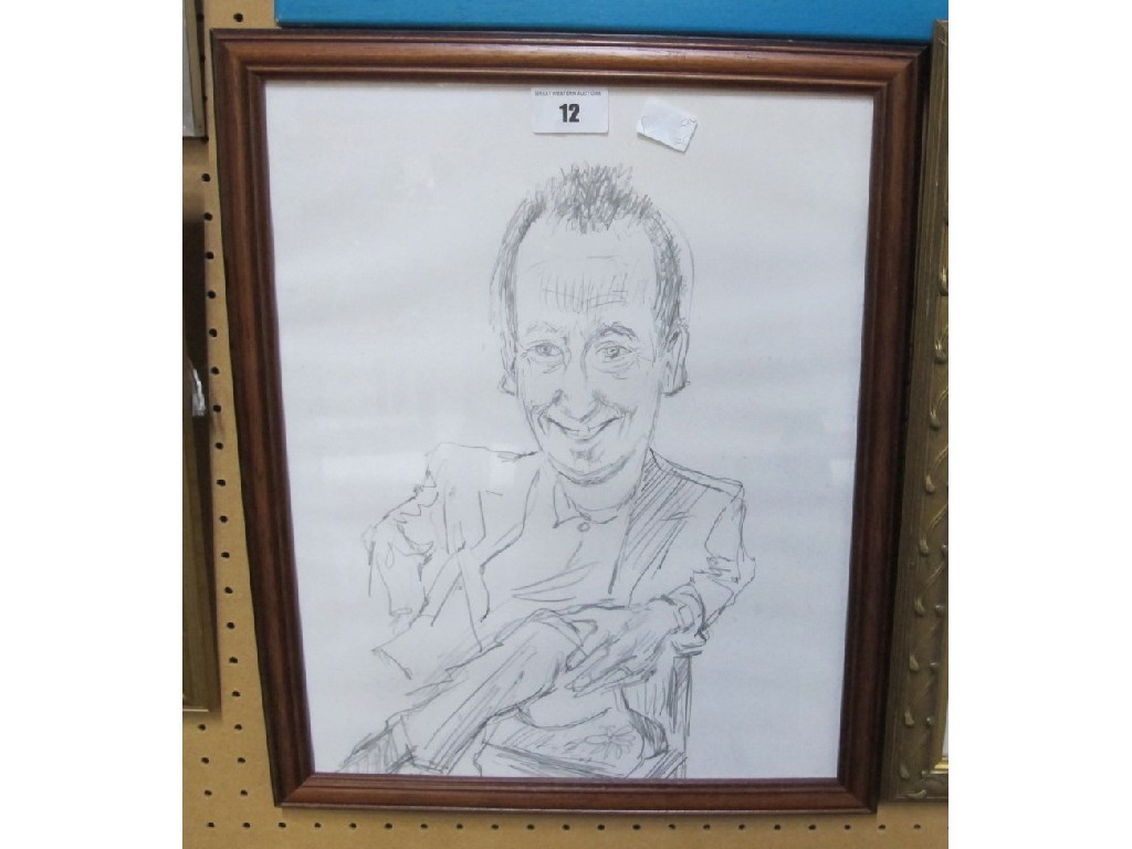 Appraisal: EMILIO COIA Pencil drawing 'Bill Paterson'