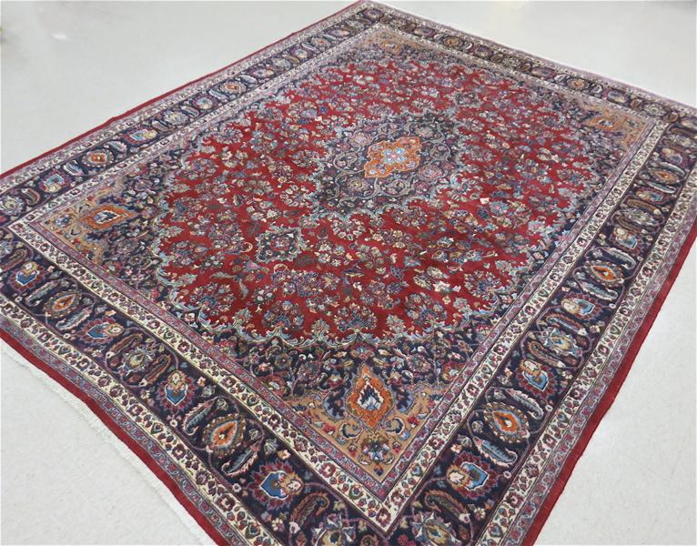 Appraisal: PERSIAN MASHAD CARPET Razavi Khorasan Province northeastern Iran hand knotted