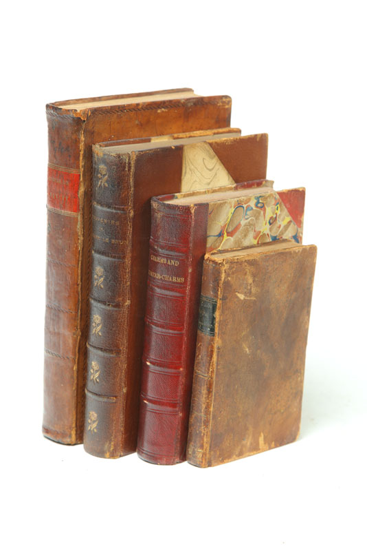 Appraisal: FOUR LEATHERBOUND VOLUMES Includes Watts The Terms of Christian Communion