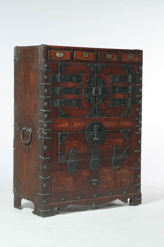 Appraisal: ASIAN CABINET Probably Korea st half- th century hardwood Four