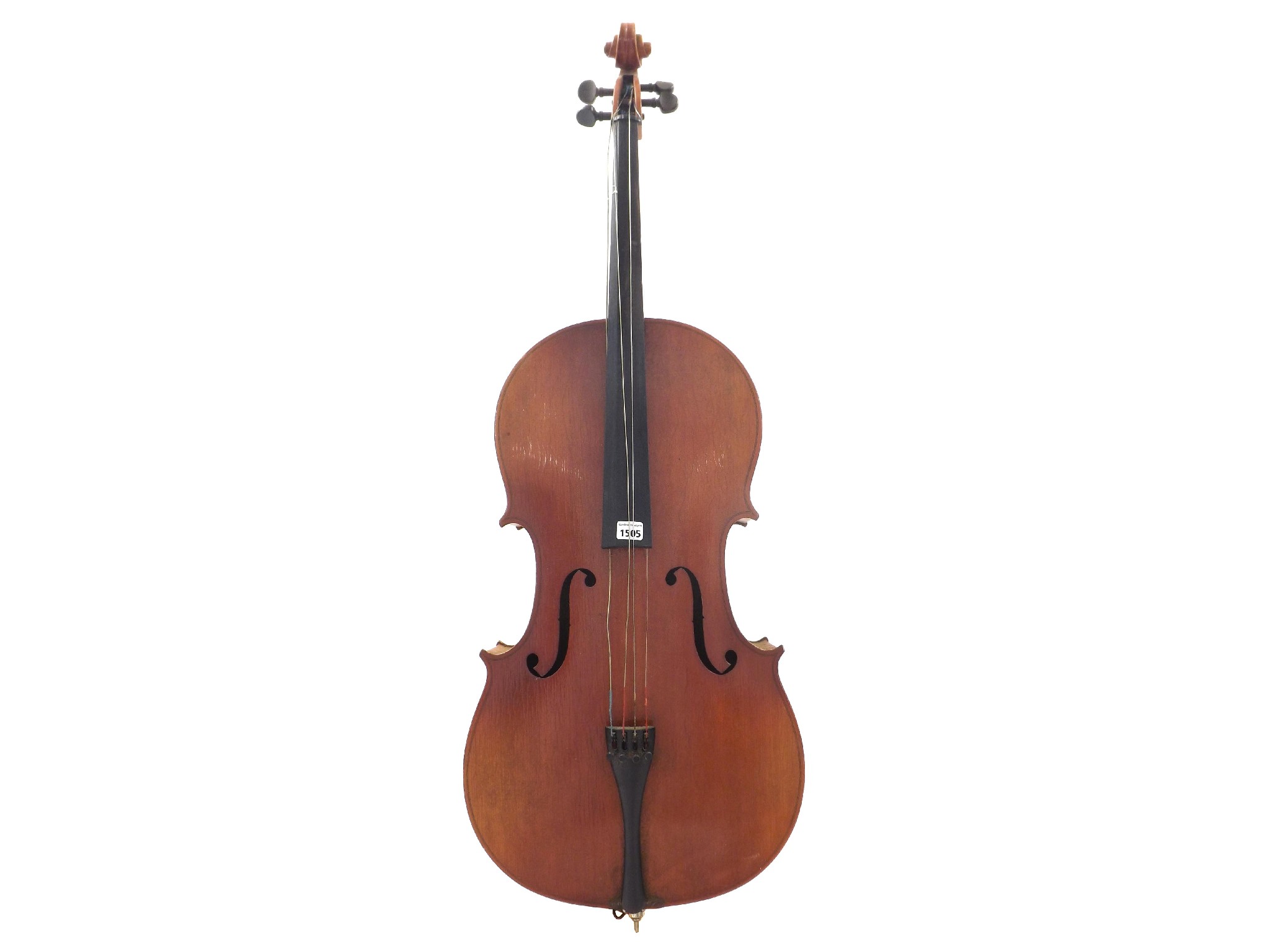 Appraisal: Mid th century violoncello labelled Meister Eberhard Meinel in Markneukirchen