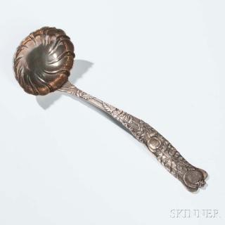 Appraisal: Tiffany Co Vine Pattern Sterling Silver Ladle Tiffany Co Vine