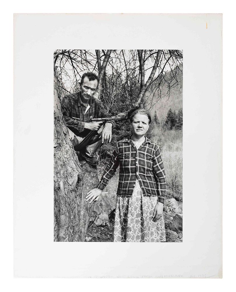 Appraisal: Mary Ellen Mark American - Husband and Wife Harlan County