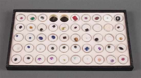 Appraisal: Group of loose gemstones we are not gemologists however we