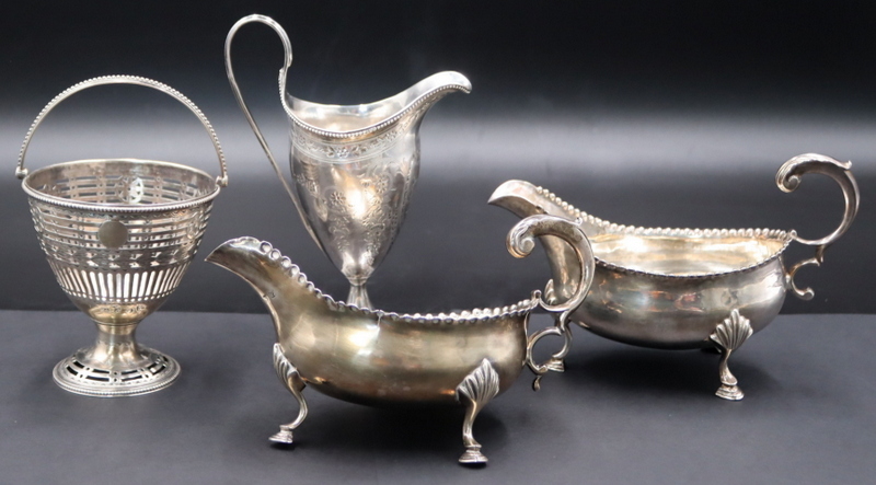 Appraisal: SILVER COLLECTION OF HESTER BATEMAN SILVER Includes a pair of