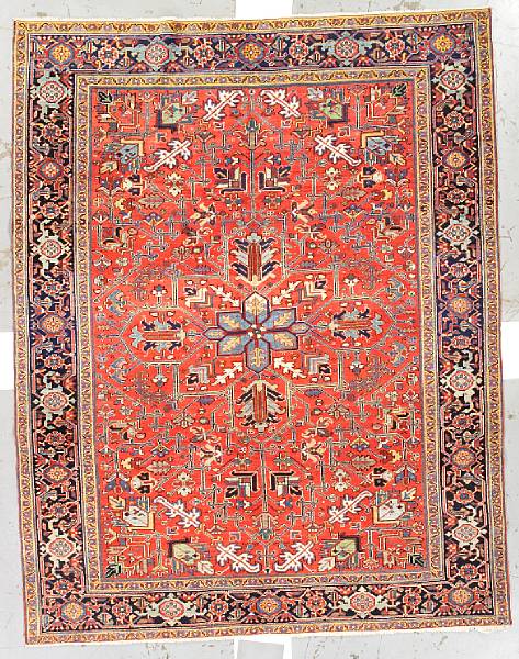 Appraisal: A Heriz carpet Northwest Persia first quarter th century size