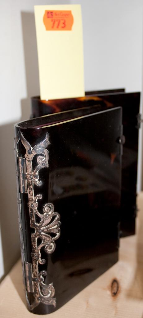 Appraisal: BOOKBINDINGS Two books with tortoise shell covers The Order for