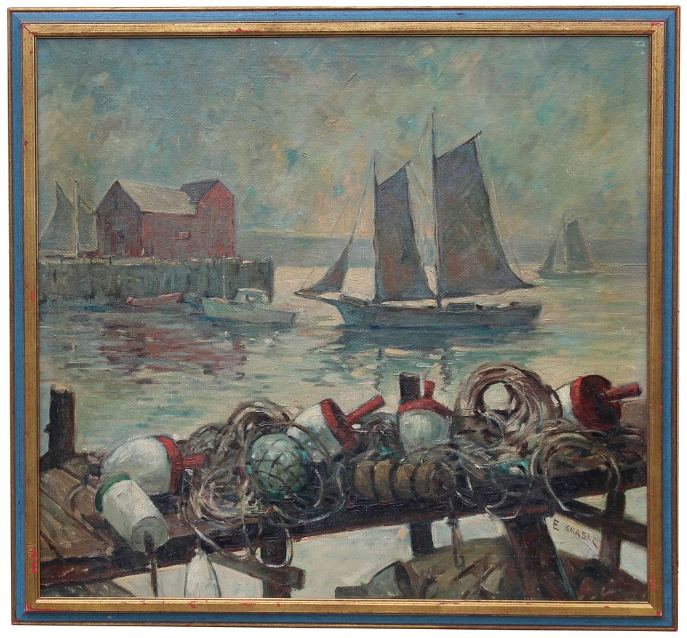 Appraisal: Edward O Kraske - Rockport MA Edward O Kraske Pennsylvania