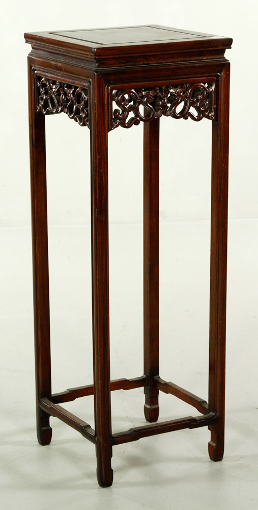 Appraisal: - Chinese Carved Stand Stand China with carved and pierced