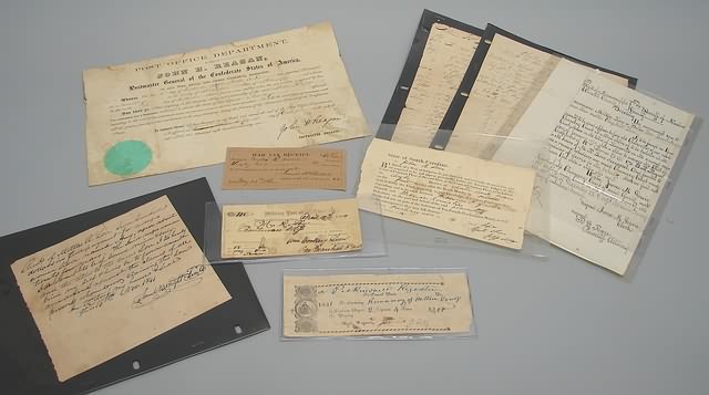 Appraisal: Grouping of th century document related to the Love family