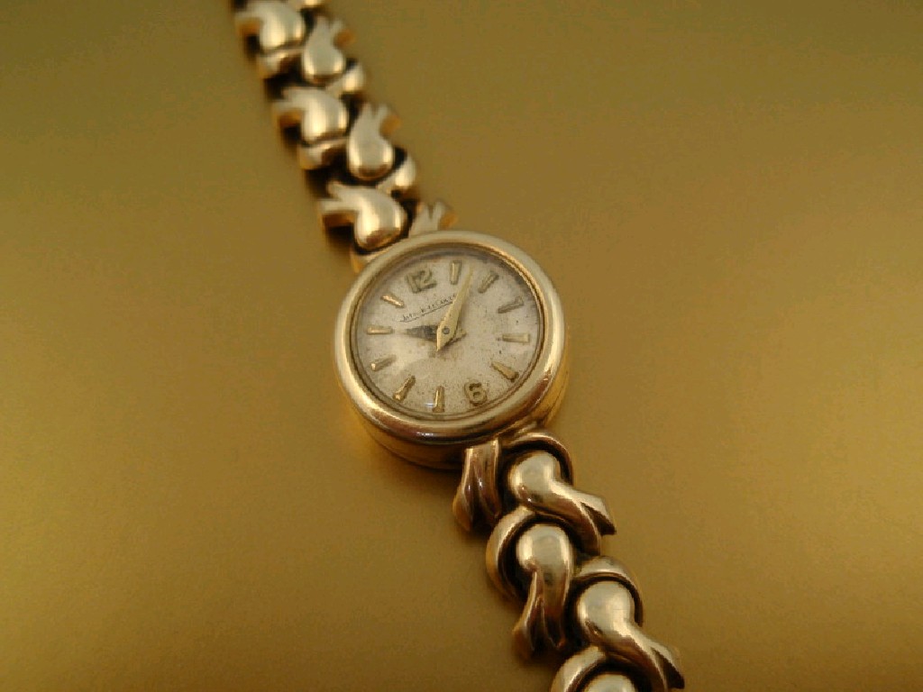 Appraisal: A ladies Jaeger-Le-Couture ct gold bracelet wrist watch g