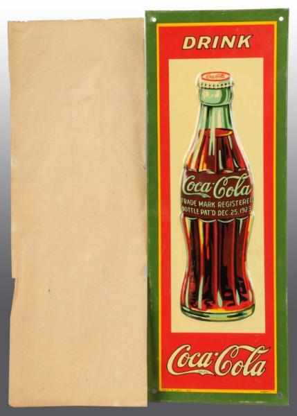 Appraisal: Coca-Cola Door Push Description With original paper protector Condition Excellent