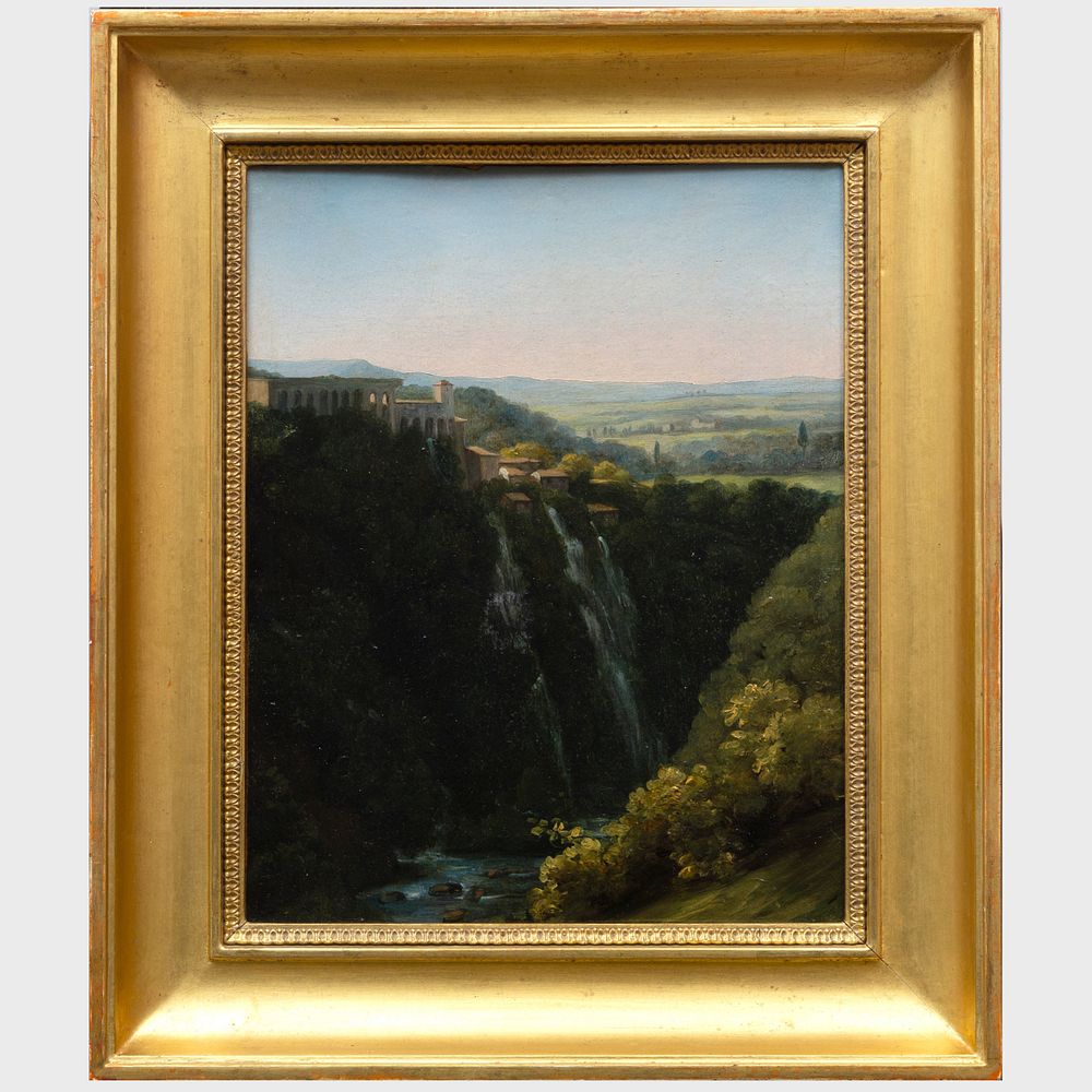 Appraisal: Auguste Jean Baptiste Vinchon - The Falls at Tivoli with