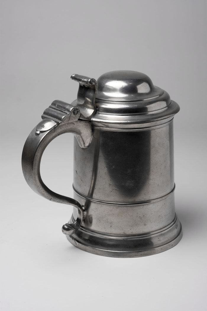 Appraisal: PEWTER TANKARD WILLIAM EDDON LONDON ENGLAND CIRCA - Maker's mark