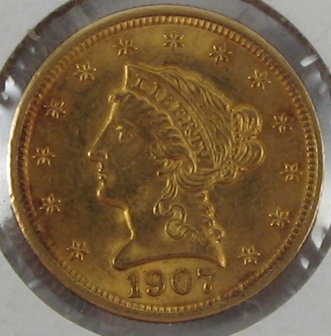 Appraisal: U S TWO AND ONE-HALF DOLLAR GOLD COIN Liberty Head