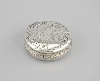 Appraisal: A Whimsical Tiffany Co Sterling Silver Pill Box With the