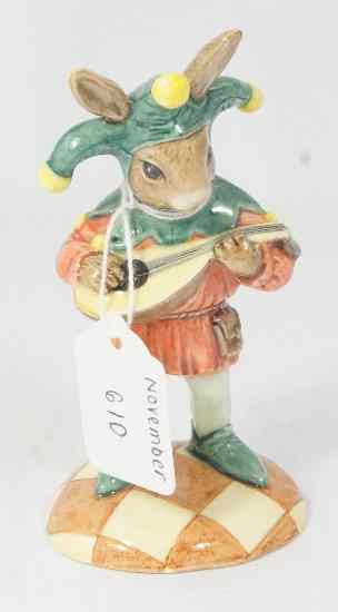 Appraisal: Royal Doulton Bunnykins Figure Jester DB Limited Edition Boxed