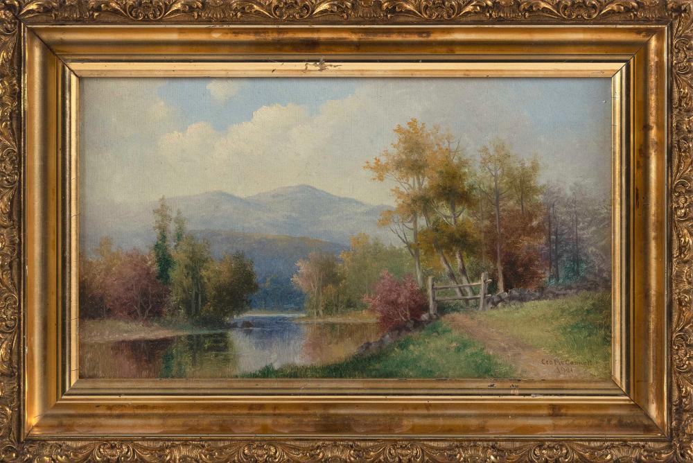 Appraisal: GEORGE MCCONNELL MAINE OHIO - MOUNT WASHINGTON FROM BETHLEHEM NEW