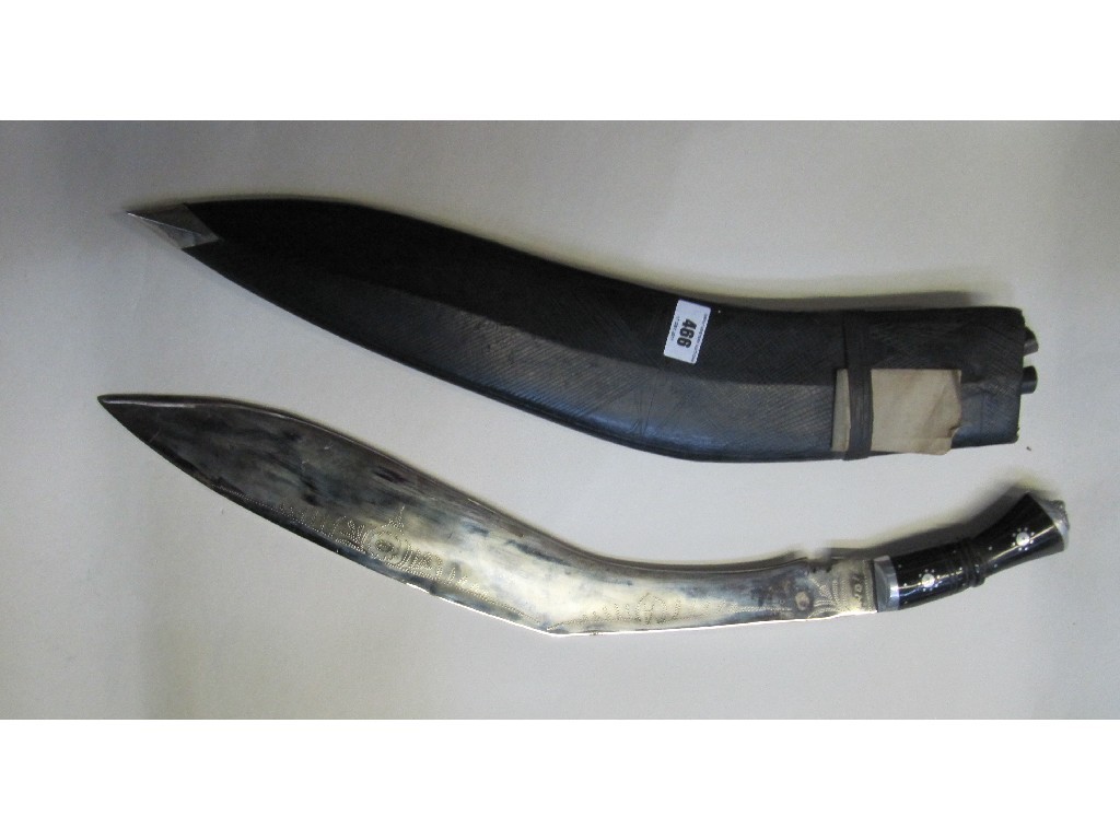 Appraisal: Large ornamental kukri